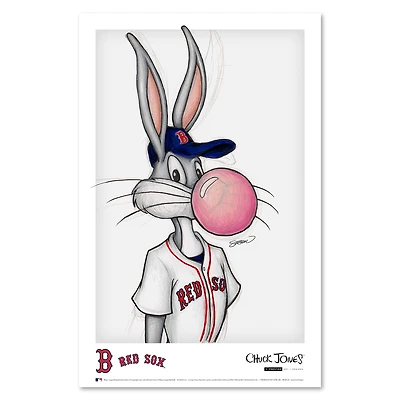 Boston Red Sox 11'' x 17'' Baseball Bugs Art Poster