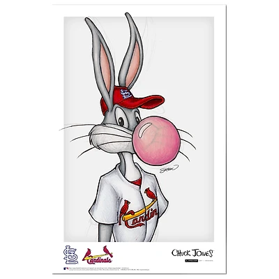St. Louis Cardinals 11'' x 17'' Baseball Bugs Art Poster