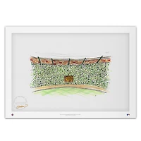 Chicago Cubs Wrigley Field Sketch Limited Edition 11'' x 8.5'' Fine Art Print