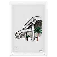 Miami Marlins 14'' x 20'' Marlins Park Limited Edition Fine Art Print