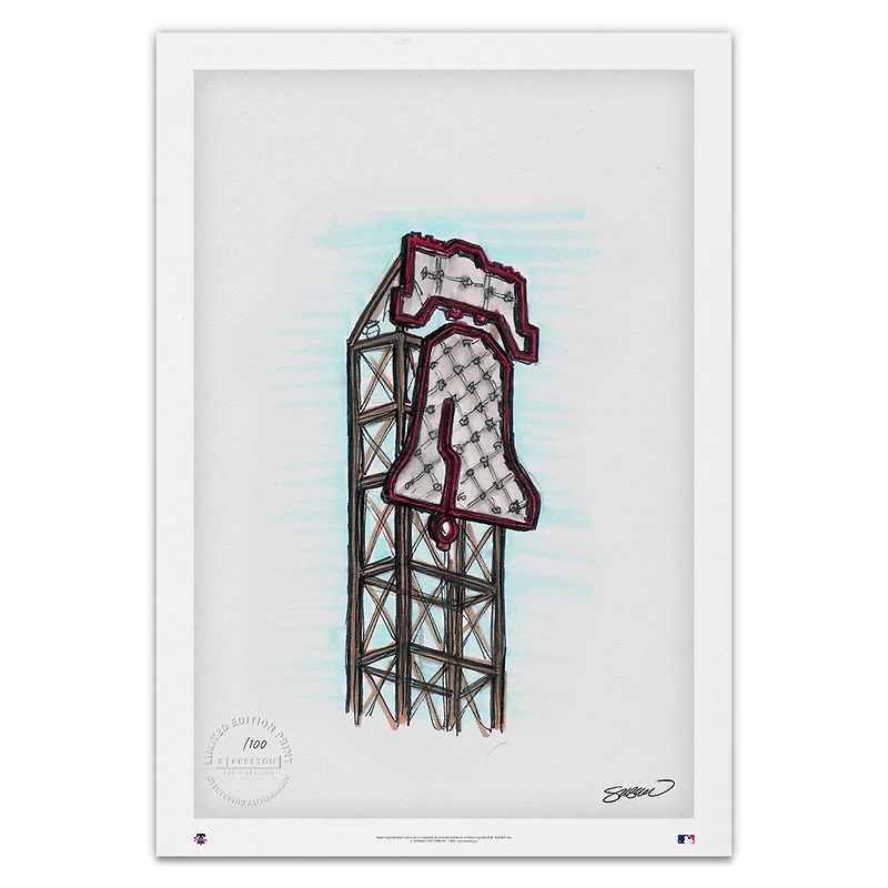 Philadelphia Phillies 14'' x 20'' Citizens Bank Park Limited Edition Fine Art Print