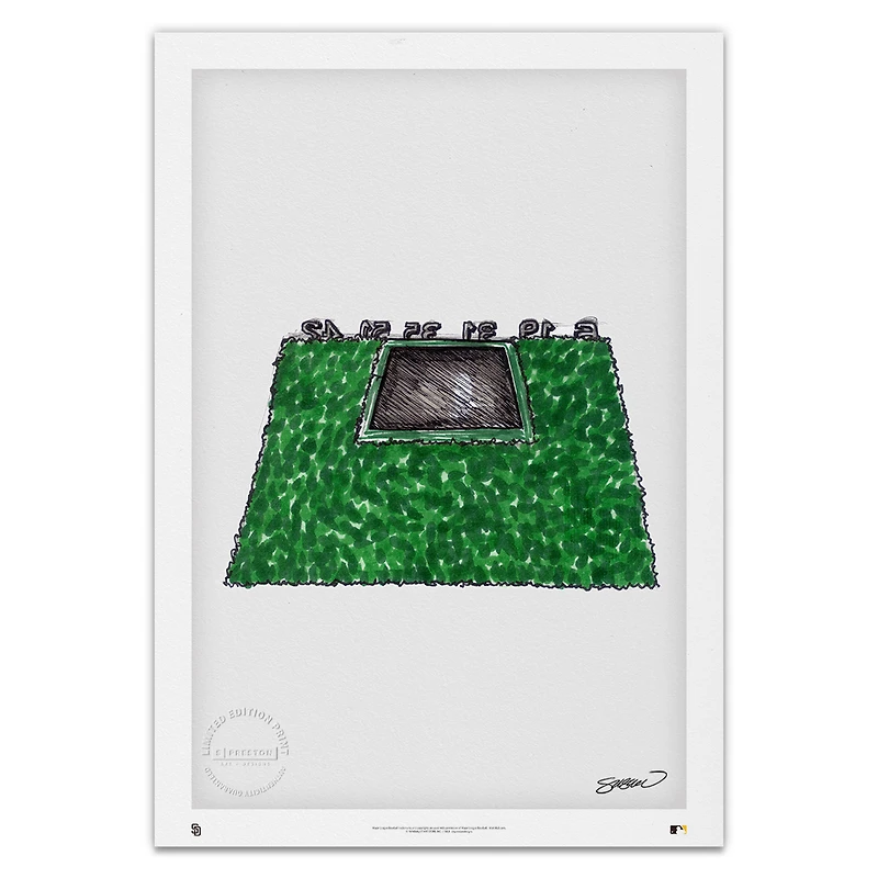 San Diego Padres 14'' x 20'' Petco Park Limited Edition Fine Art Print