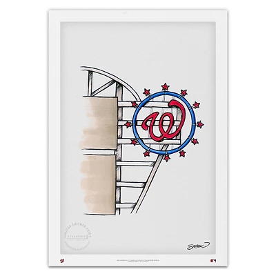 Washington Nationals 14'' x 20'' Nationals Park Limited Edition Fine Art Print