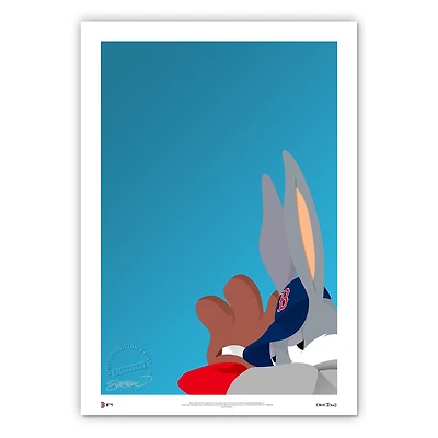 Boston Red Sox 14'' x 20'' Bugs Bunny Limited Edition Fine Art Print