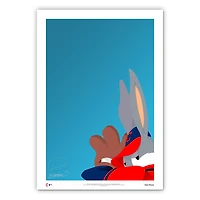 Cleveland Indians 14'' x 20'' Bugs Bunny Limited Edition Fine Art Print