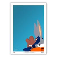 Houston Astros 14'' x 20'' Bugs Bunny Limited Edition Fine Art Print