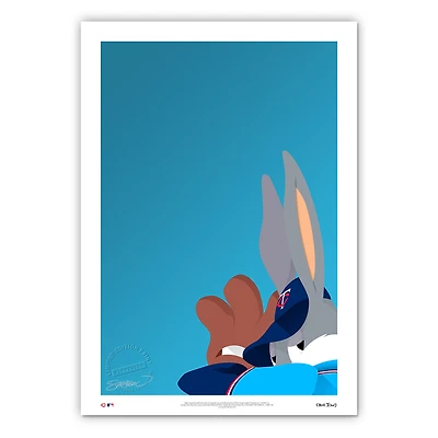 Minnesota Twins 14'' x 20'' Bugs Bunny Limited Edition Fine Art Print
