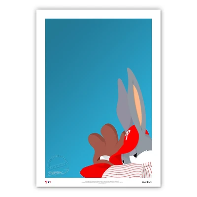 Philadelphia Phillies 14'' x 20'' Bugs Bunny Limited Edition Fine Art Print