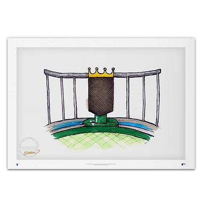 Kansas City Royals 20'' x 14'' Kauffman Stadium Limited Edition Fine Art Print