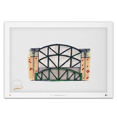 New York Mets 20'' x 14'' Citi Field Limited Edition Fine Art Print