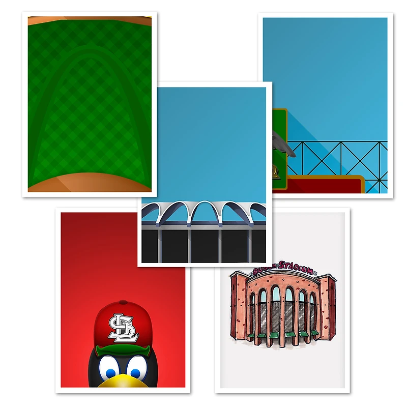 St. Louis Cardinals 5'' x 7'' Postcard Set