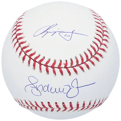 Andruw Jones & Chipper Jones Atlanta Braves Autographed Baseball