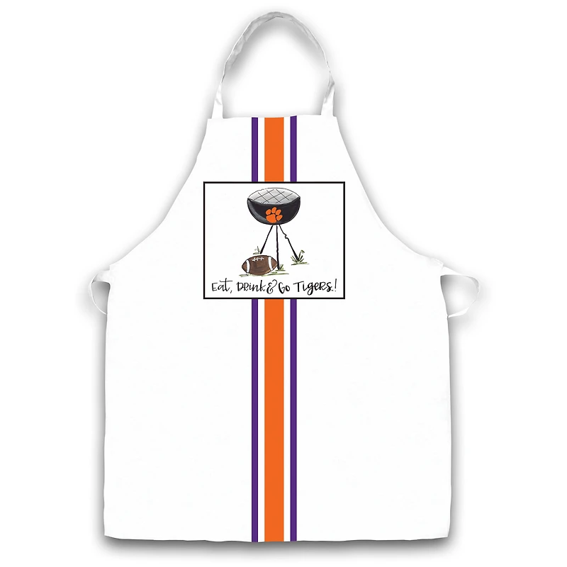 Clemson Tigers Eat Drink & Go Team Apron