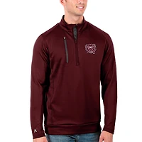 Men's Antigua Maroon/Charcoal Missouri State University Bears Generation Half-Zip Pullover Jacket