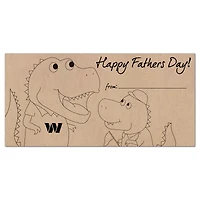 Washington Commanders 15" x 17" Father's Day Sign