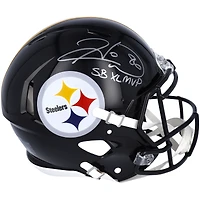 Hines Ward Pittsburgh Steelers Autographed Riddell Speed Authentic Helmet with "SB XL MVP" Inscription
