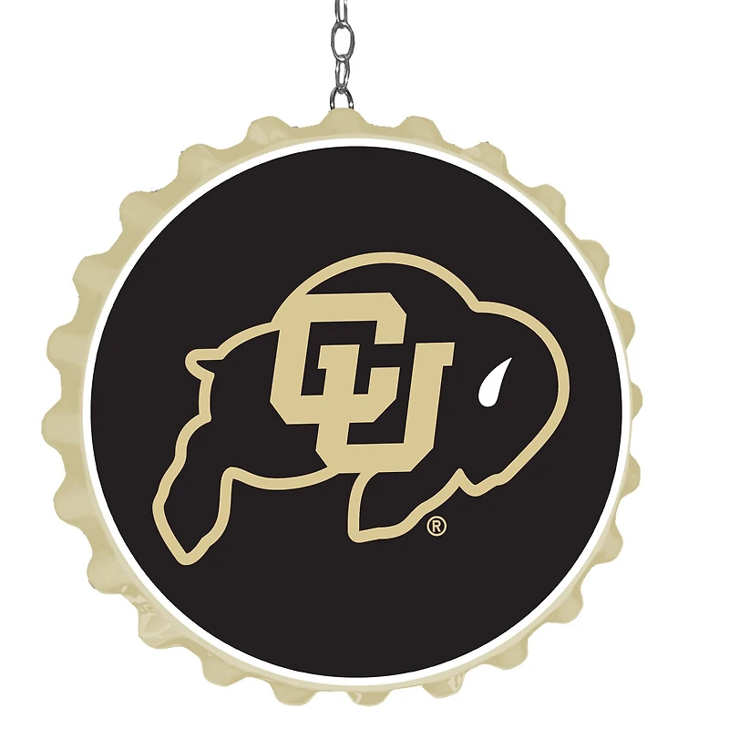 Colorado Buffaloes 19" Bottle Cap Wall Art Dangler