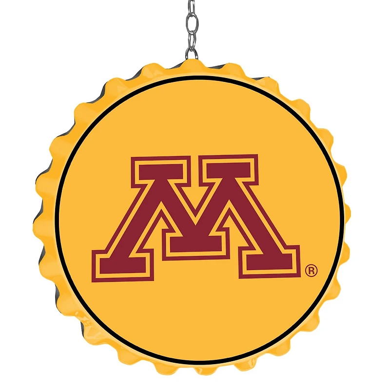Minnesota Golden Gophers 19" Bottle Cap Wall Art Dangler