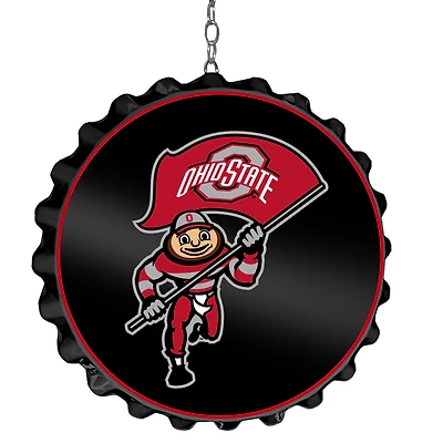 Ohio State Buckeyes 19" Bottle Cap Wall Art Dangler