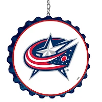 Columbus Blue Jackets 19" Bottle Cap Wall Art Dangler