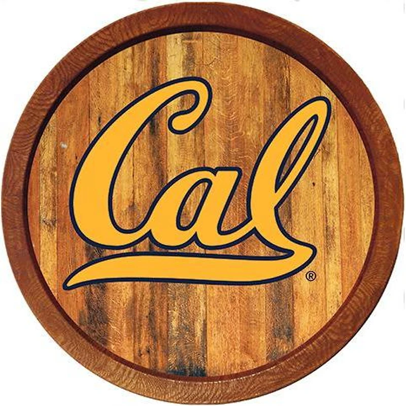 Cal Bears 21'' x 21'' Color Logo Faux Barrel Top Sign