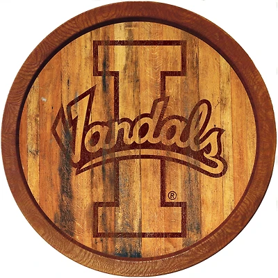 Idaho Vandals 21'' x 21'' Faux Barrel Top Sign