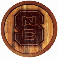 NC State Wolfpack 21'' x 21'' Faux Barrel Top Sign