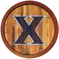 Xavier Musketeers 21'' x 21'' Weathered Faux Barrel Top Sign