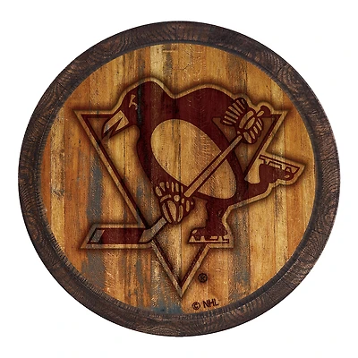 Pittsburgh Penguins 21'' x 21'' Faux Barrel Top Sign