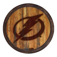 Tampa Bay Lightning 21'' x 21'' Faux Barrel Top Sign