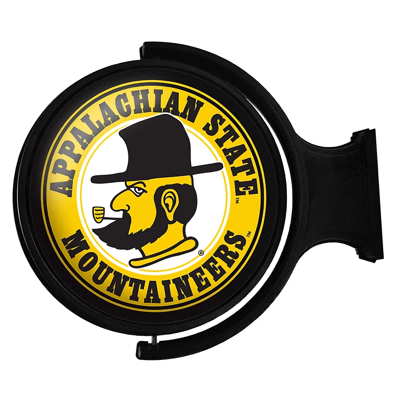 Appalachian State Mountaineers 23'' x 21'' Team Mascot Illuminated Rotating Wall Sign