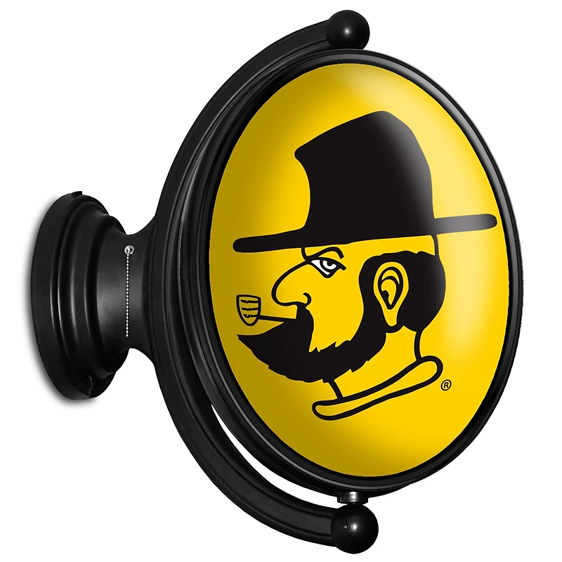 Appalachian State Mountaineers 23'' x 21'' Mascot Illuminated Rotating Wall Sign