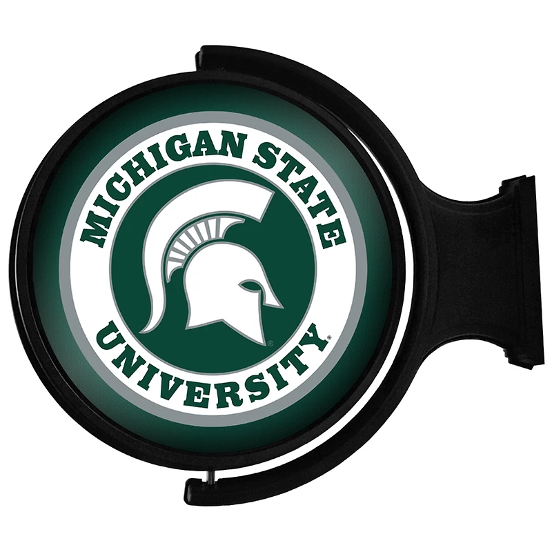 Michigan State Spartans 23'' x 21'' Team Illuminated Rotating Wall Sign