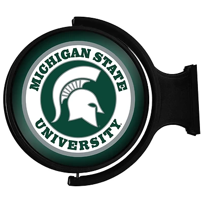 Michigan State Spartans 23'' x 21'' Team Illuminated Rotating Wall Sign