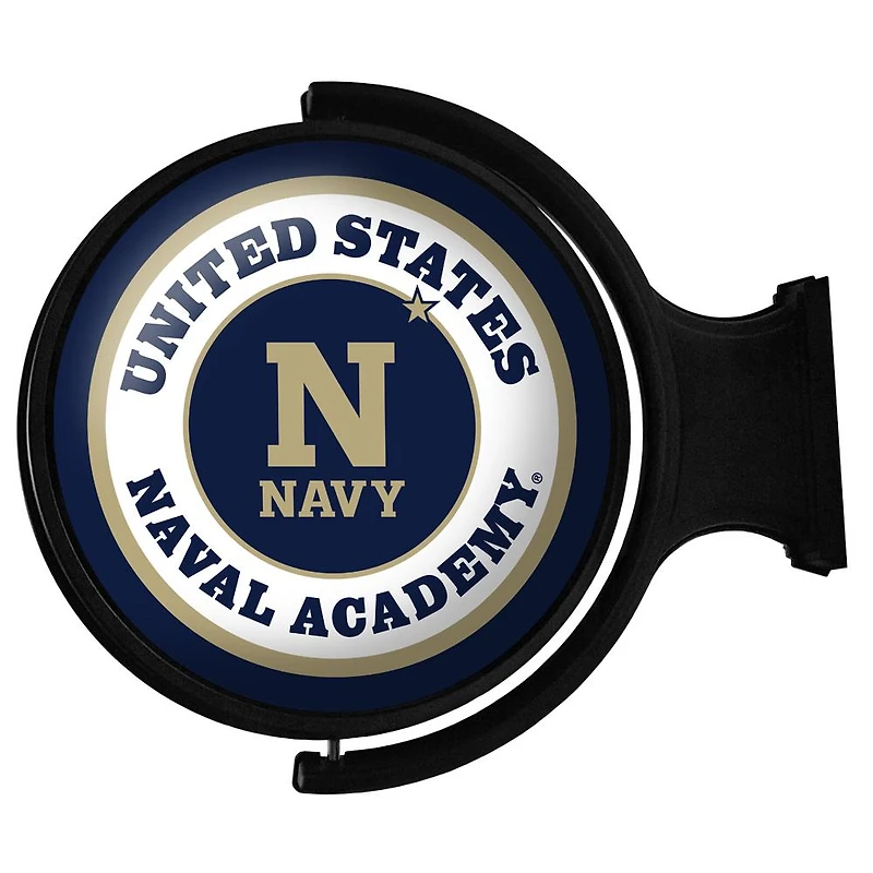 Navy Midshipmen 23'' x 21'' Team Illuminated Rotating Wall Sign