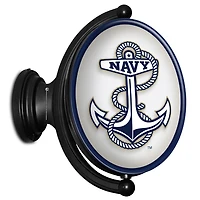 Navy Midshipmen 23'' x 21'' Anchor Illuminated Rotating Wall Sign