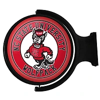 NC State Wolfpack 23'' x 21'' Team Mascot Illuminated Rotating Wall Sign