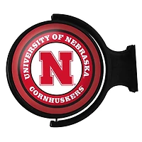 Nebraska Huskers 23'' x 21'' Team Logo Illuminated Rotating Wall Sign