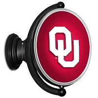 Oklahoma Sooners 23'' x 21'' Illuminated Rotating Wall Sign