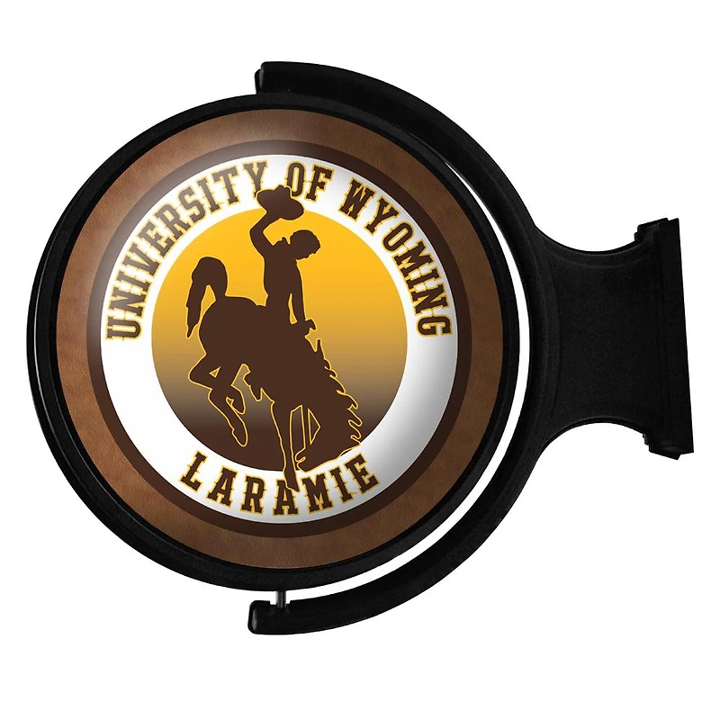 Wyoming Cowboys 23'' x 21'' Team Illuminated Rotating Wall Sign