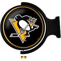 Pittsburgh Penguins 23'' x 21'' Team Logo Illuminated Rotating Wall Sign