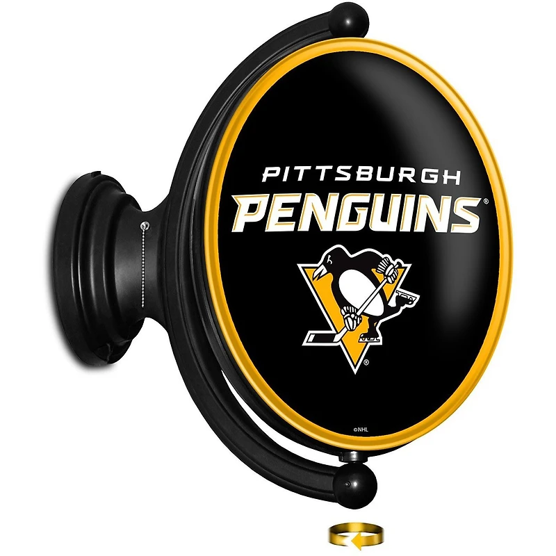 Pittsburgh Penguins 23'' x 21'' Illuminated Rotating Wall Sign