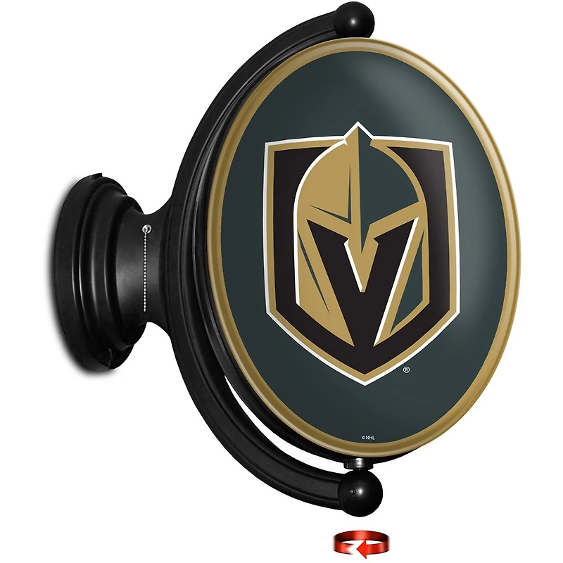 Vegas Golden Knights 23'' x 21'' Illuminated Rotating Wall Sign