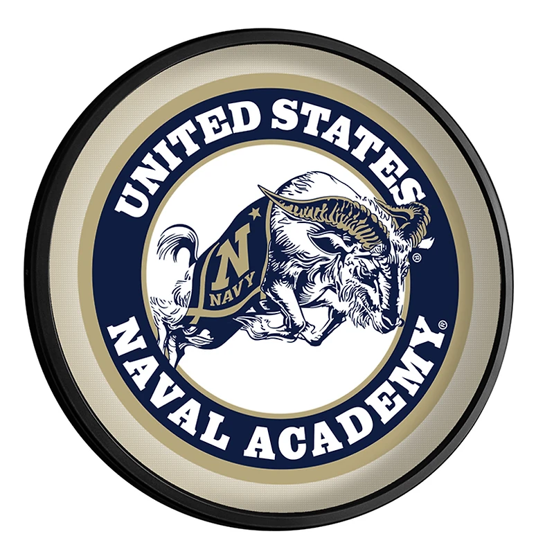 Navy Midshipmen 18'' x 18'' Mascot Slimline Illuminated Wall Sign