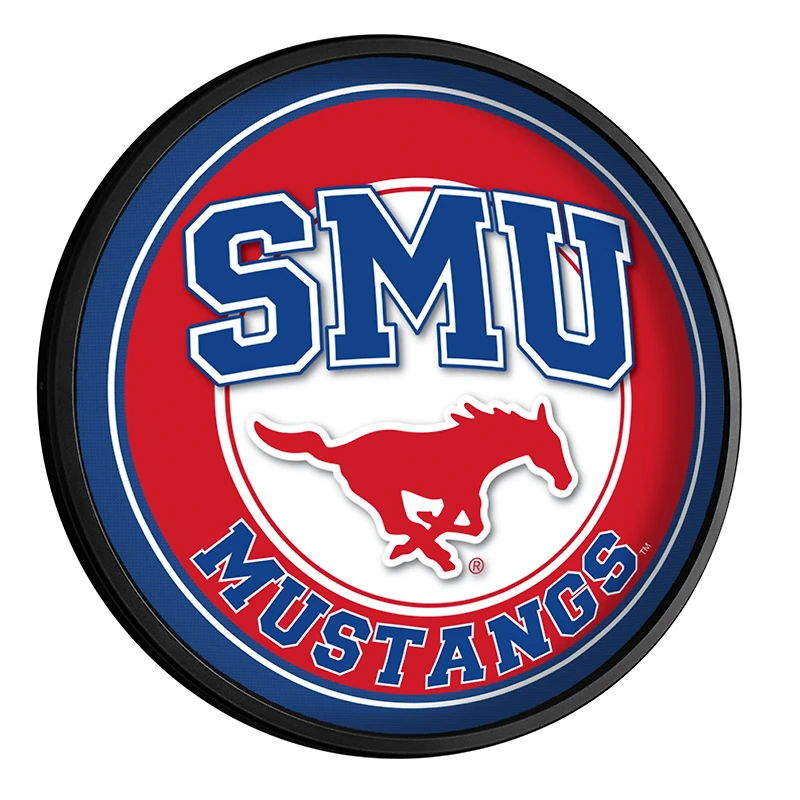 SMU Mustangs 18'' x 18'' Team Slimline Illuminated Wall Sign