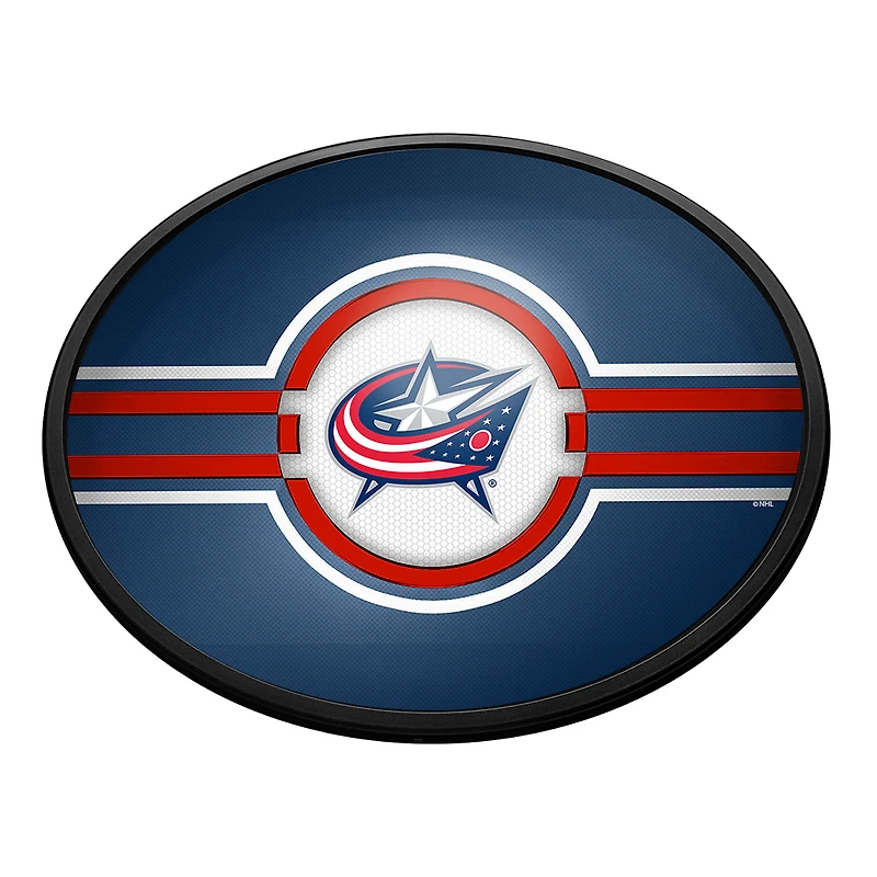 Columbus Blue Jackets 18'' x 14'' Team Color Slimline Illuminated Wall Sign