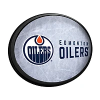Edmonton Oilers 18'' x 14'' Team Slimline Illuminated Wall Sign