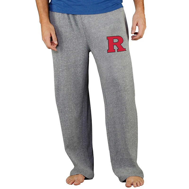Men's Concepts Sport Gray Rutgers Scarlet Knights Mainstream Terry Pants