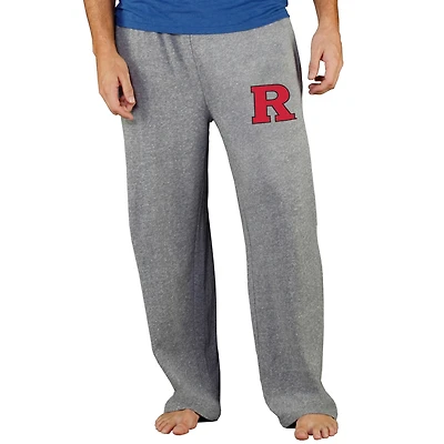 Men's Concepts Sport Gray Rutgers Scarlet Knights Mainstream Terry Pants