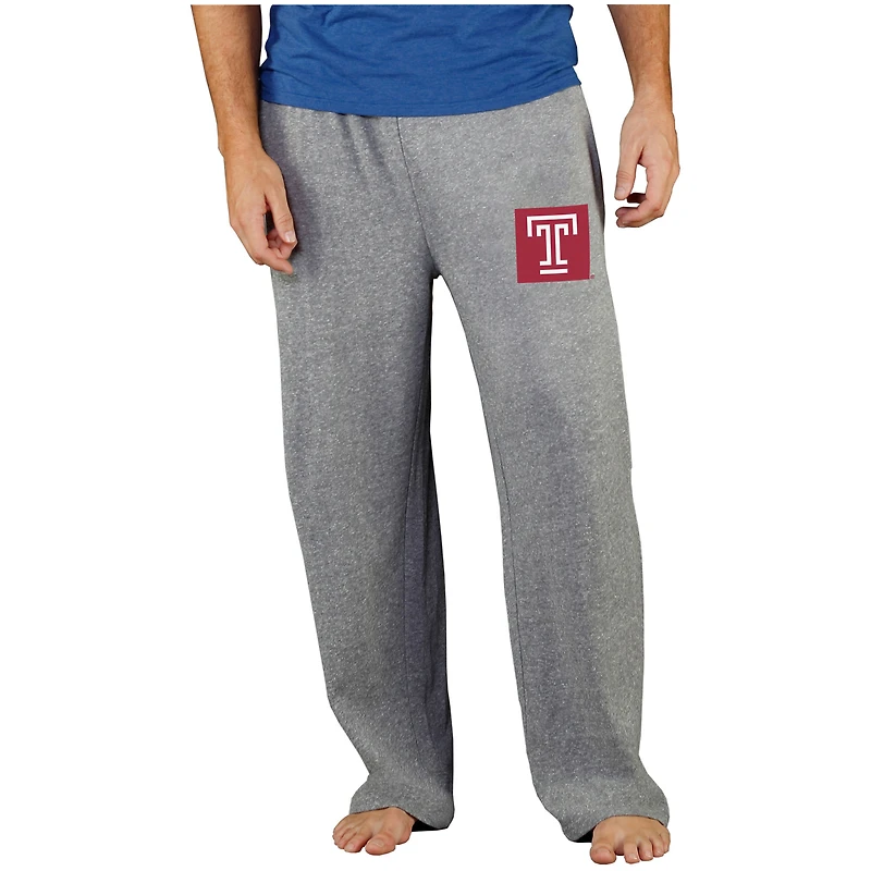 Men's Concepts Sport Gray Temple Owls Mainstream Terry Pants